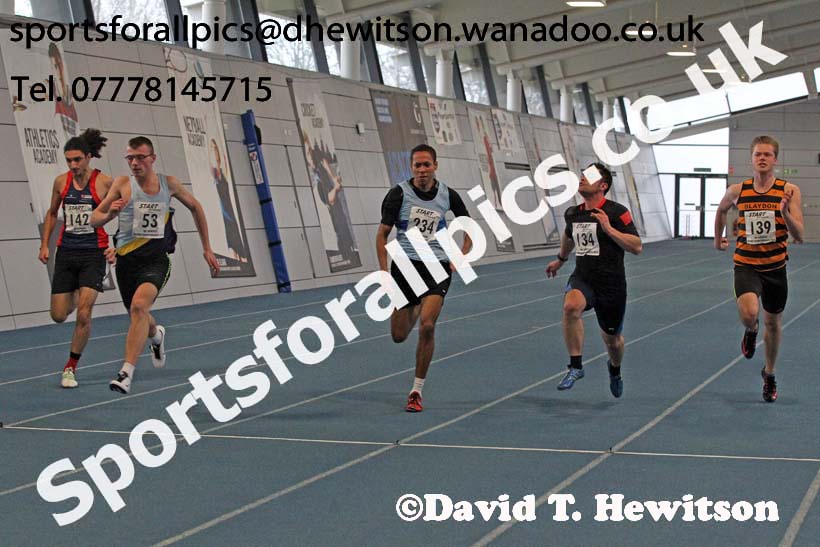 60 metres, North Eastern Indoor Champs. Photo: David T. Hewitson/Sports for All Pics